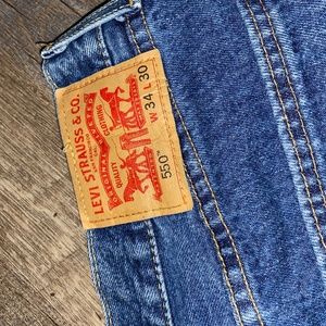Vintage 550 Levi's